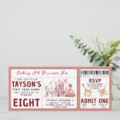 すべてのプリンセスマジカルキャッスルを呼び出す8誕生日 招待状 (スタンド正面)