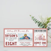 すべてのプリンセスマジカルキャッスルを呼び出す8誕生日 招待状 (スタンド正面)