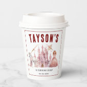 すべてのプリンセスマジカルキャッスルを呼び出す8誕生日 紙コップ (裏面)