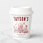 すべてのプリンセスマジカルキャッスルを呼び出す8誕生日 紙コップ (正面)