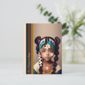 すべてのプリンセス衣服クラウン – "Delilah"ポストカード ポストカード (スタンド正面)