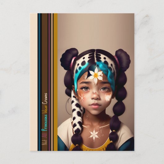 すべてのプリンセス衣服クラウン – "Delilah"ポストカード ポストカード (正面)