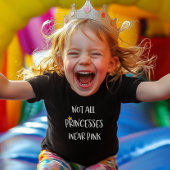 すべてのプリンセス衣服ピンク トドラーTシャツ