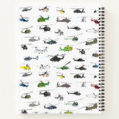 すべてのヘリコプター ノートブック (裏面)