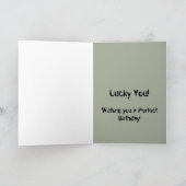 すべてのペット恋人のためのマルタの誕生日の願い カード (内部)