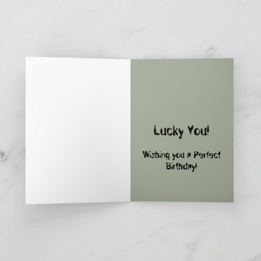 すべてのペット恋人のためのマルタの誕生日の願い カード (内部)