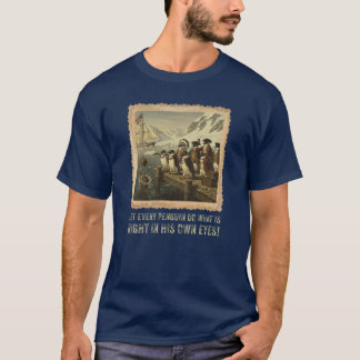 すべてのペンギンが自分の目の中で正しいことを行う Tシャツ