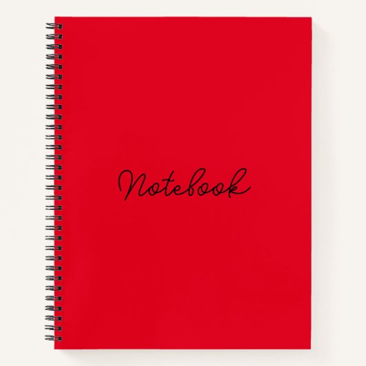 すべてのページのエレガンス：ブランド8.5インチx 11インチ ノートブック (正面)