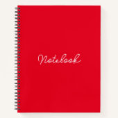 すべてのページのエレガンス：ブランド8.5インチx 11インチ ノートブック (正面)