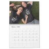 すべてのページカレンダーの写真 カレンダー (2月 2026)