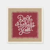 すべてのホールをデッキに スタンダードカクテルナプキン (正面)