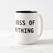 すべてのボス ツートーンマグカップ (正面右)