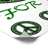 すべてのポスターの緑の平和 ポスター (角)