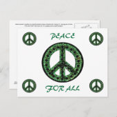 すべてのポストカードの緑の平和 ポストカード (正面/裏面)