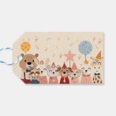 すべてのポーティ動物の誕生日パーティーを呼ぶ ギフトタグ (裏面横)