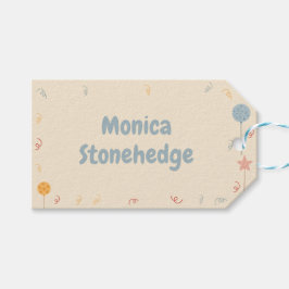 すべてのポーティ動物の誕生日パーティーを呼ぶ ギフトタグ