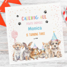 すべてのポーティ動物の誕生日パーティーを呼ぶ