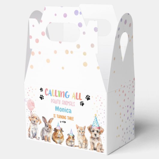 すべてのポーティ動物の誕生日パーティーを呼ぶ フェイバーボックス (オープン)