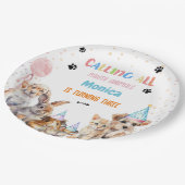 すべてのポーティ動物の誕生日パーティーを呼ぶ ペーパープレート (アングル)