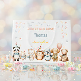 すべてのポーティ動物の誕生日パーティーを呼ぶ ラージペーパーバッグ