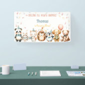 すべてのポーティ動物の誕生日パーティーを呼ぶ 横断幕 (トレードショー)