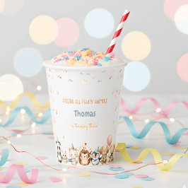 すべてのポーティ動物の誕生日パーティーを呼ぶ 紙コップ