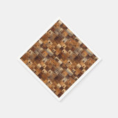 すべてのマイコーヒーパッチワークキルトパターンNo4 スタンダードカクテルナプキン (角)