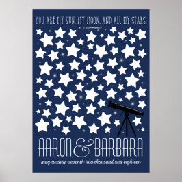 すべてのマイスターカスタムウェディングゲストブックポスター20x28 ポスター