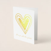 すべてのマイハート 箔カード (正面)