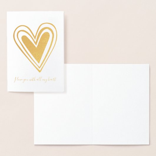 すべてのマイハート 箔カード (ディスプレー)