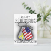 すべてのマイヒーローズ衣服ドッグタグ ポストカード (スタンド正面)