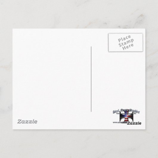 すべてのマイヒーローズ衣服ドッグタグ – 迷彩柄 ポストカード (裏面)