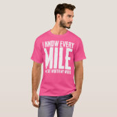すべてのマイルが報われるランニングラブ Tシャツ (正面フル)