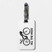 すべてのマイルをバイクパッキング ラゲッジタグ (裏面縦)