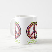すべてのマグのための数々のな平和 コーヒーマグカップ (正面左)