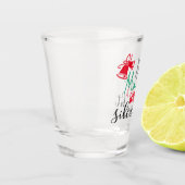 すべてのママが夜を望静かむ |飲むクリスマス ショットグラス (左)