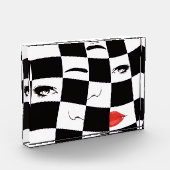 すべてのミックスアップ彫刻 フォトブロック (左)