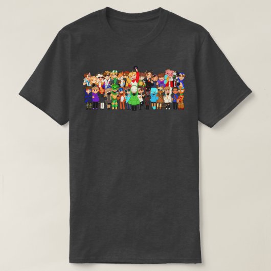 すべてのメンバーのdream smp tシャツ (デザイン正面)