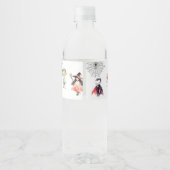 すべてのモンスターを呼び出すハロウィンコスチュームパーティー ペットボトルラベル (裏面)