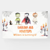 すべてのモンスターを呼び出すハロウィンコスチュームパーティー 横断幕 (横)