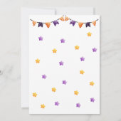 すべてのモンスターを呼べ！ハロウィンの誕生日パーティー 招待状 (裏面)