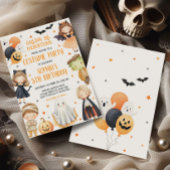 すべてのモンスタースハロウィーン誕生日 招待状