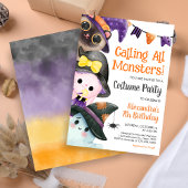すべてのモンスターハロウィンコスチューム誕生日を呼び出す 招待状