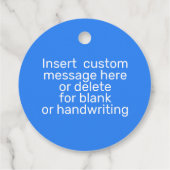 すべてのユダヤ人大事な行事メッセージカード フェイバータグ (裏面)