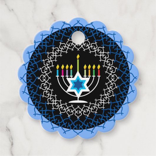 すべてのユダヤ人大事な行事メッセージカード フェイバータグ (正面)