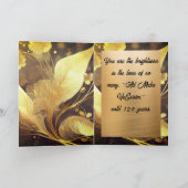 すべてのユダヤ教の行事に使える、5 x 7インチの折りたたみ式グリーティングカード カード (内部)