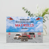 すべてのユニットの呼び出し誕生日招待状 招待状 (スタンド正面)