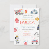 すべてのユニットの呼び出し誕生日招待状 招待状 (正面)