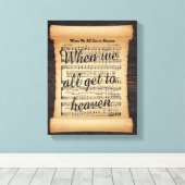 すべてのユーザーが天国ストレッチCanvas Printに到達したとき キャンバスプリント (インサイチュ (ウッドフロア))