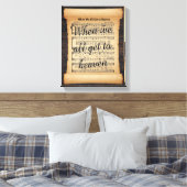 すべてのユーザーが天国ストレッチCanvas Printに到達したとき キャンバスプリント (インサイチュ (寝室))